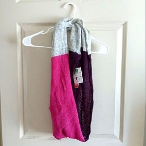 Minicucci Infinity Color Block Mohair Scarf